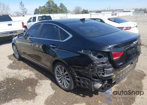 2017 Genesis G80 5.0 Ultimate z USA, uszkodzony, nr VIN KMHGN4JF1HU206731